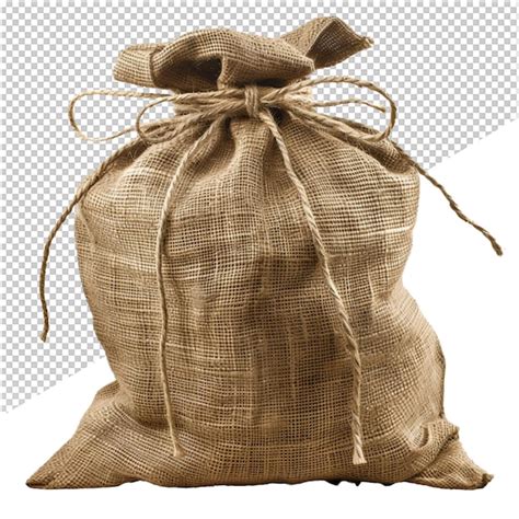 Closed Burlap Sack Premium Ai Generated Psd