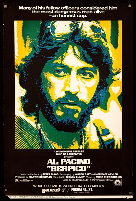 Serpico Movie Poster 1974 Subway 1 Sheet (29x45)