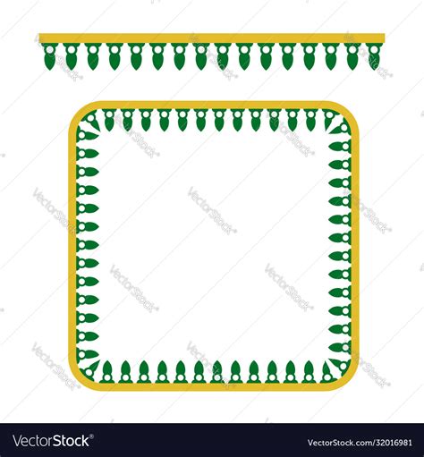 seamless rounded corner square decoration vector image