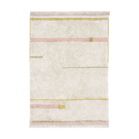 Tapete lavável Lanes Vintage Nude 90 x 130 cm Momy Home Kids Decor