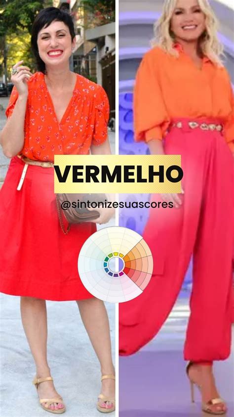 Look laranja inspirações Combinações de cores de roupas Combinações