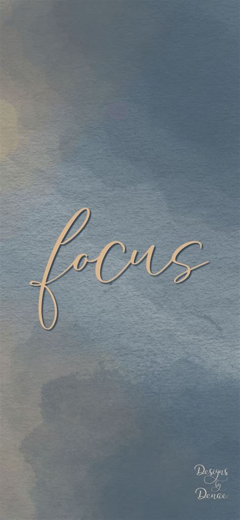 Focus Wallpaper: Word of the Year Design