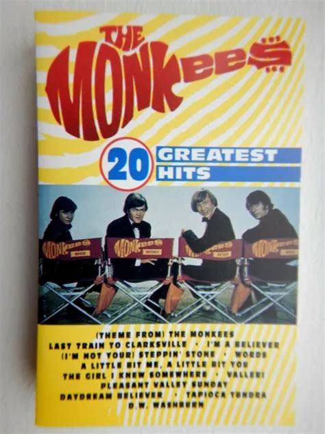 The Monkees The Monkees 20 Greatest Hits Cassette £675 Picclick Uk