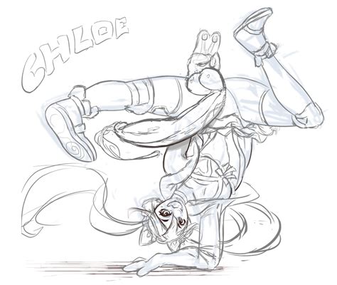 Rough Sketch Lucky Chloe Futa By ILikeCookies Hentai Foundry