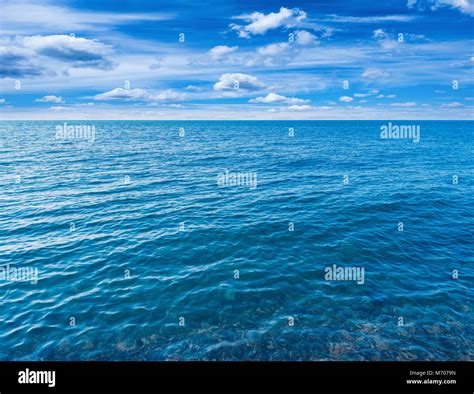 Sea View At Sunny Hot Day Time Stock Photo Alamy