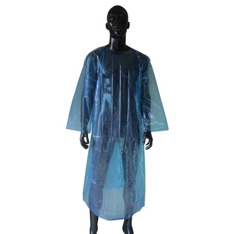 AAMI LEVEL 3 Disposable CPE Isolation Gown Plastic Waterproof Gowns