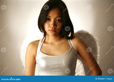 Asian Girl With Wings Stock Image Image Of Cool Feel 2943207