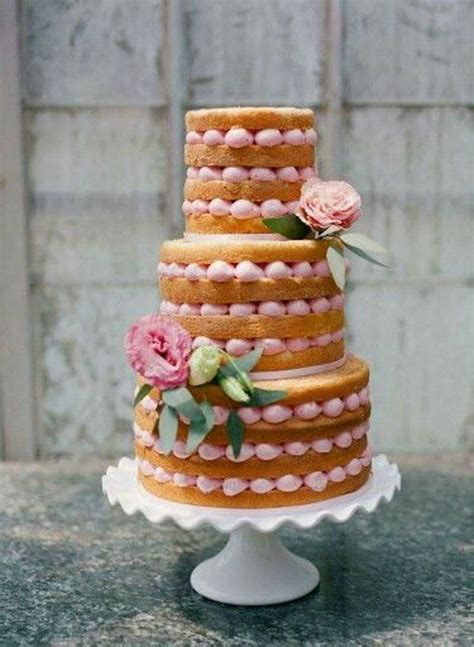 Ideias De Naked Cake Para Decorar Sua Mesa De Casamento Enoivado