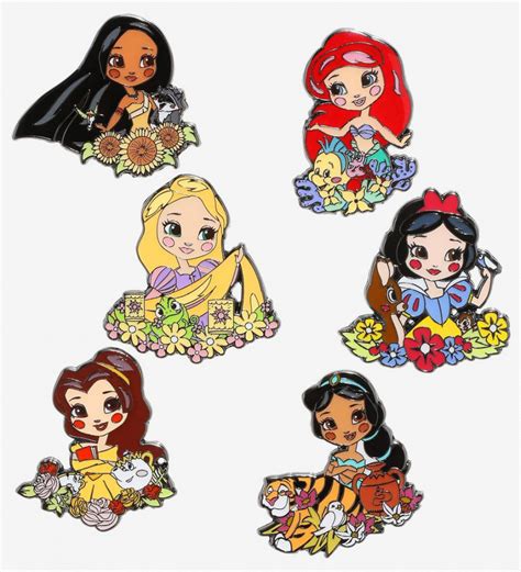 Chibi Princess Friends Collection Set Hot Topic Chibi Princess Friends Loungefly