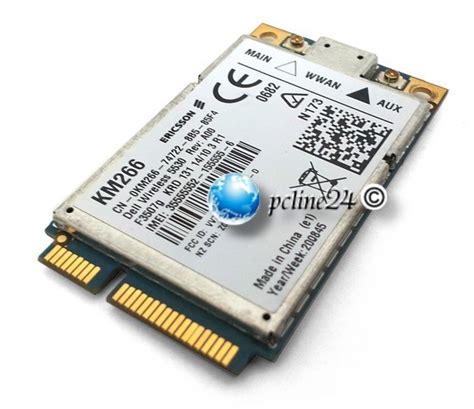 Dell WWAN 5530 KM266 UMTS Modul für Latitude E6400 E6500-MiniPCI-Karten ...
