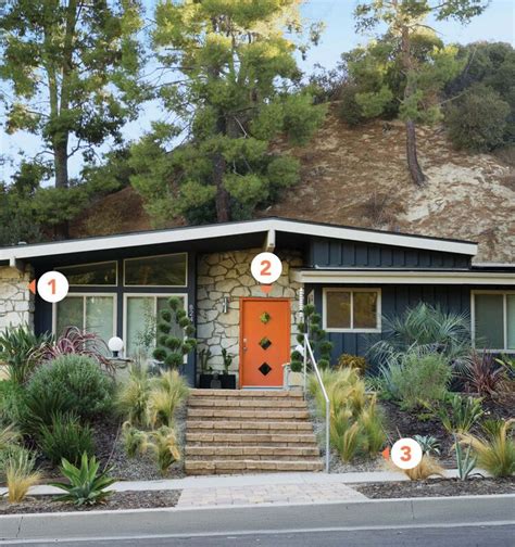 Curb Appeal Ideas From Retro Ranch Houses — Hgtv Magazine In 2024 Mid Century Modern Exterior