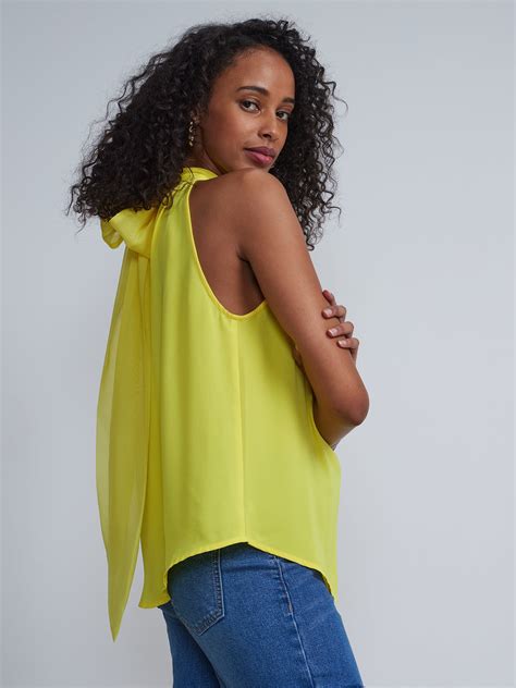 Drama Bow Halter Neck Top New York And Company