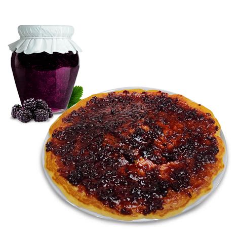 Hot Cake Sencillo De Mermelada De Zarzamora Creps