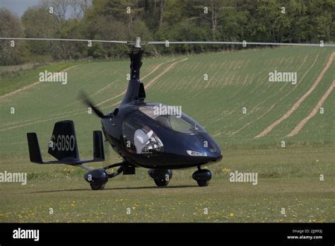 A Rotorsport Uk Cavalon Gyrocopter Light Aircraft At Popham Airfield In