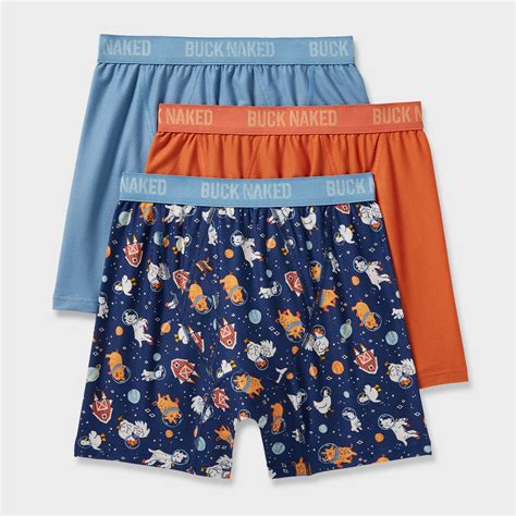 Men's Buck Naked Boxer Briefs 3-Pack | Duluth Trading Company