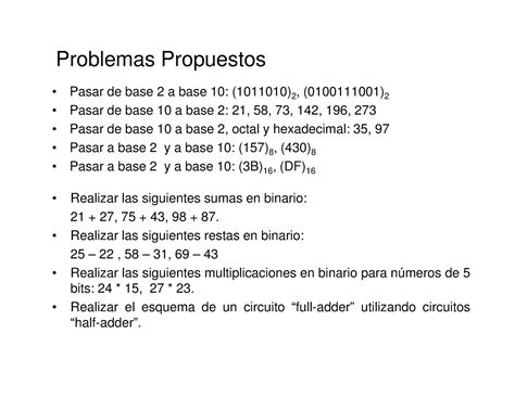 Problemas Propuestos Tema 1 Problemas Propuestos Pasar De