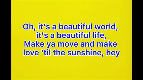 Beautiful Life Lyrics Sasha Lopez Ft Tony T And Big Ali Youtube