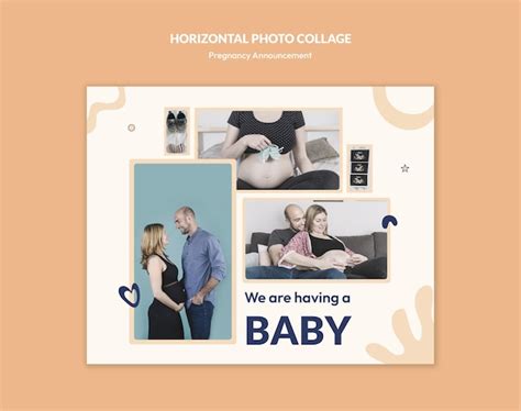 Free Psd Pregnancy Announcement Template Design