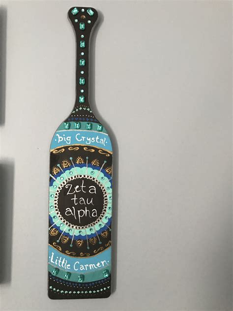 Zta Sorority Paddle Sorority Paddles Sorority Zta