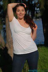 Maxine Holloway Reveals Her Hairy Pussy By A Lake Photos