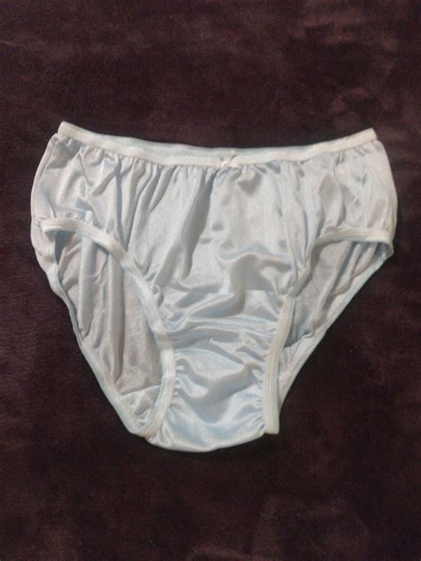 Vintage Nylon Bikini Panty With Wide Double Nylon Gusset Etsy