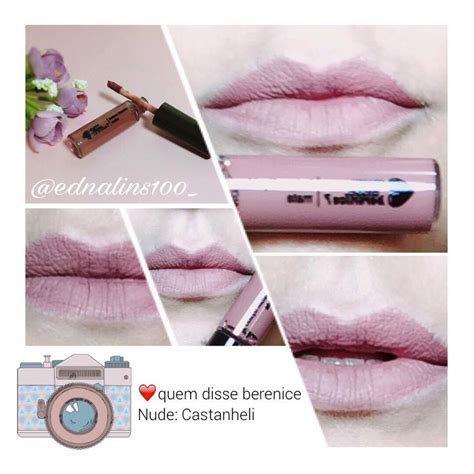 EdnaLins100 Batom Nude Quem Disse Berenice
