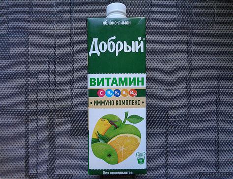 Сок Добрый Яблоко-лимон, витамин | отзывы