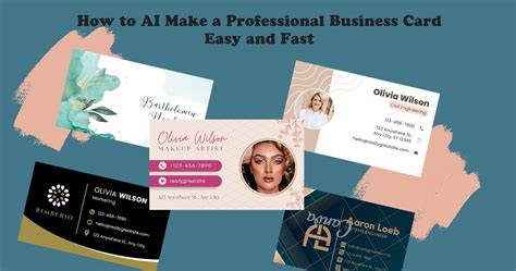 Free AI Business Card Generator: Make a Professional Business Card Easy ...