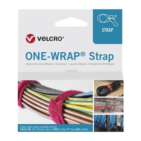 Organisateur De C Bles Velcro One Wrap Avec Velcro 20mm X 150mm 25 Pi