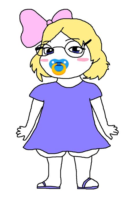 Soybooru Post 42590 Blond Bowtie Fullbody Glasses Pacifier Soyjak Subvariantalice