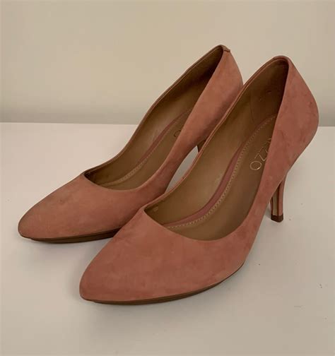 Scarpin Nude Rose Arezzo Couro Sapato Feminino Arezzo Nunca Usado Enjoei