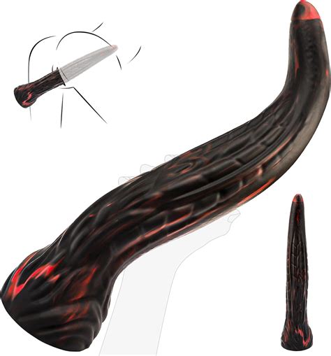 Amazon Inch Long Anal Plug Dildo Feels Like Skin Huge Fantasy Dildo With Strong