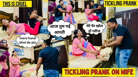 Tickling Prank On Wife Part For Hours Prank Prank On Indian