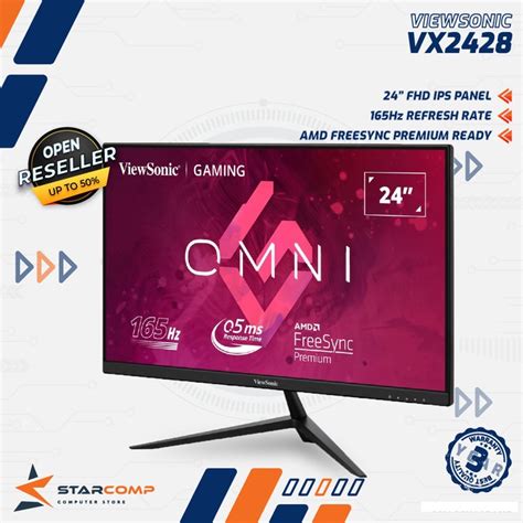 Jual ViewSonic VX2428 24 IPS 1080p 165Hz 0 5ms Speaker VX 2428 Monitor