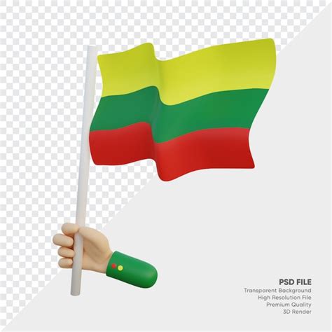 PSD De Bandera Lituania 3d 17 000 Plantillas PSD Gratuitas De Gran