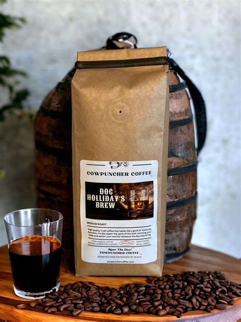 DOC HOLLIDAY'S BREW Kentucky Bourbon Medium Roast, Whole Bean