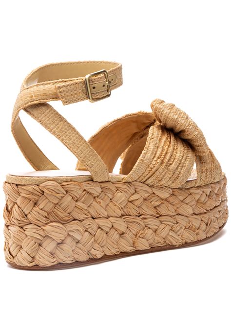 Loeffler Randall Gaby Sandal Natural Raffia