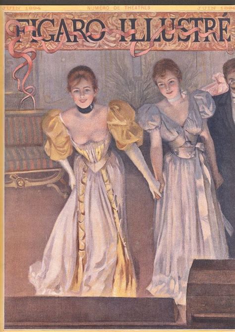 Figaro Illustre Cover June 1894 Magazine Cover Vintage Magazine