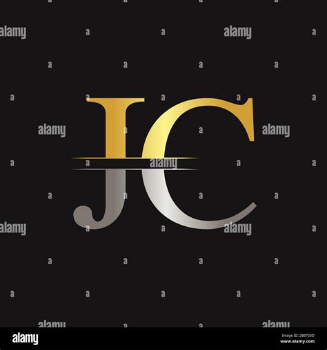 JC Letter Type Logo Design Vector Template Abstract Letter JC Logo