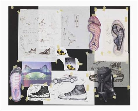 Air Jordan Xi Original Sketches By Tinker Hatfield Tinker Hatfield