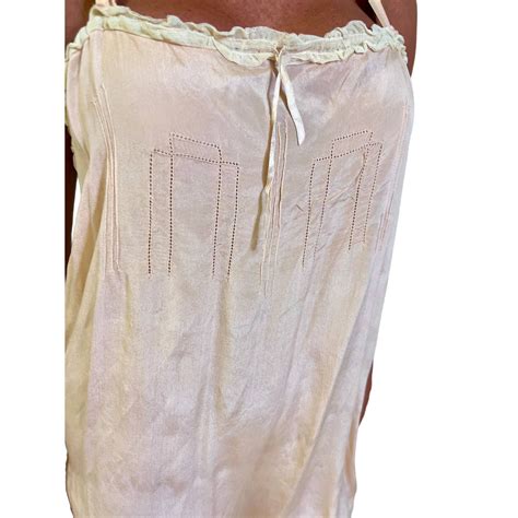 S Vintage Silk Teddy Peach Lingerie Color Womens Gem