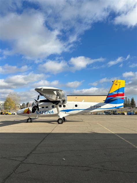 SATENA recibe en Canadá su primer avión Twin Otter para conectar zonas