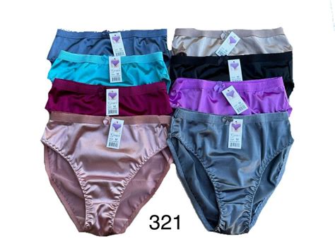 Lot Women Plain Bikini Color Way Satin Panty Underwear S M L Xl X X X Ebay