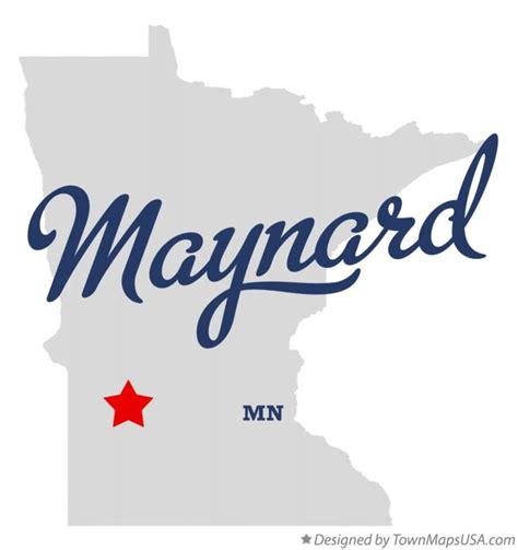 Map Of Maynard Mn Minnesota