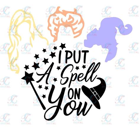 Sanderson Sisters Hocus Pocus Witch Svg Home Decor Decals