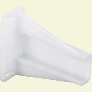 Prime Line Drawer Track Guide And Glides White Polyethylene R 7224