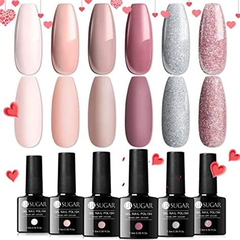 Ur Sugar Gel Nail Polish Set Pcs Nude Collection Gel Polish Kit