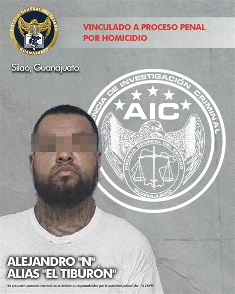 ALEJANDRO N alias El Tiburón es vinculado a proceso penal por