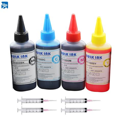 4 X 100ml Uv Dye Ink Refill Ink Lc529 Lc525 Ink Cartridge 529xl 525xl