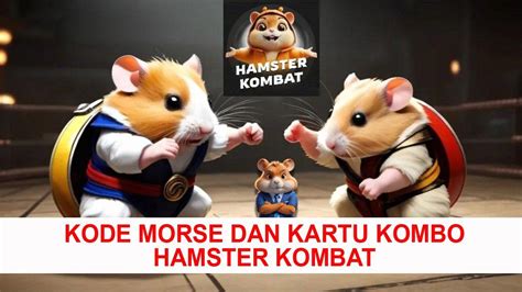 Kode Morse Hamster Kombat September Perbanyak Koin Dengan